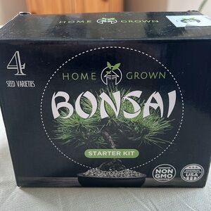 Bonsai Starter Kit With 4 (Four) Seed Varieties, See pictures